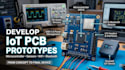 develop iot pcb prototype with micro controller, sensors, wifi and bluetooth