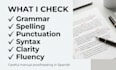 proofread and edit your spanish text