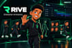 create rive character animation