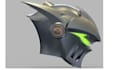 create a custom futuristic wearable helmet 3d model
