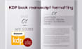 fix KDP book manuscript formatting error, paperback typesetting correction