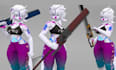 create vrchat character vrc avatar anime vtuber model vrm model vrchat avatar