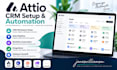 set up and customize attio CRM sales pipelines and workflow automation