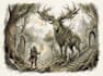 draw a fantasy sketchy illustration