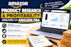 research amazon products for profitability