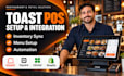 setup toast pos square pos clover pos shopify pos inventory sync automation menu