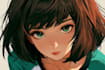 anime character an illustration and anime character