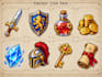 design custom 2d game assets icons props and UI elements