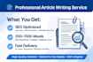 write urdu and english blog posts and articles