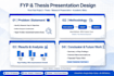 design modern power point presentation and er diagram