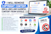 remove copyright infringement using dmca takedown notices