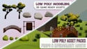 create stylized 3d game assets and low poly props in blender