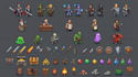 create rpg maker mz mv pixel art, rpg sprites and fantasy game assets