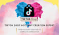 setup tiktok shop, shopify store setup, shop integration