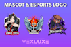 design a professional gaming mascot and esports logo