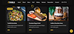 design a luxury restaurant website using HTML CSS and js