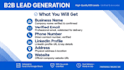 do b2b lead generation, find verified email list and google maps leads