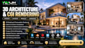 create 3d architectural visualization cgi and photorealistic rendering