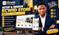 setup ecwid store website design redesign commerce store product listing seo