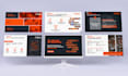 create a professional powerpoint template with master slides