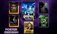 creative event posters, flyers and social media posters