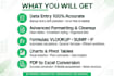 do excel data entry formulas charts data cleanup
