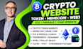 create crypto website, token, memecoin, ico, presale web3