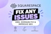fix squarespace mobile issues, fix responsive squarespace website