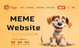 develop meme coin website crypto presale website ico crypto currency website