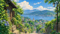 create japanese style animation, anime inspired, hand drawn animation