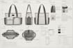design bag tech pack, handbag backpack tech pack, fashion bag tech pack designer
