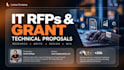 research IT rfps grant write technical proposals design pitch decks