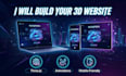 build a stunning 3d website with smooth animations