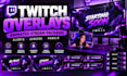 design twitch overlays, animated stream packages and alerts