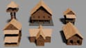 create low poly 3d props game assets and 3d environment models