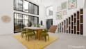 create 3d floor plan, house interior design, realistic room using homebyme