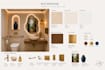 create high quality mood boards and material selection
