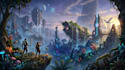 illustrate environments, landscapes, board game, concept art