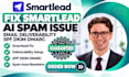 fix smartlead al spam issue email deliverability spf dkim dmarc