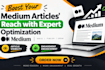 do massive medium article promotion