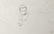 make minimal black and white line drawing sketch illustration