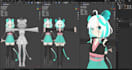 create 3d charcter models, vrchat avatar, vroid model, rigging vrm avatar, anime