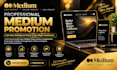promote your medium articles and grow your readership