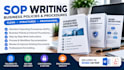 create business policies, procedures and sop documents