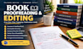 do book proofreading and book editing