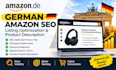 do german amazon seo, listing optimization, germany product listing description