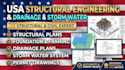 do usa structural engineering plans drainage plans storm water system for permit