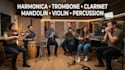 record harmonica trombone clarinet percussion mandolin violin for your tracks