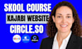 setup skool community, course upload, kajabi landing page and circle community