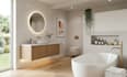 create 2d and 3d bathroom interior design with rendering
